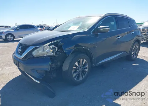 2015 Nissan Murano Sl из США, поврежденный, VIN 5N1AZ2MG0FN284573